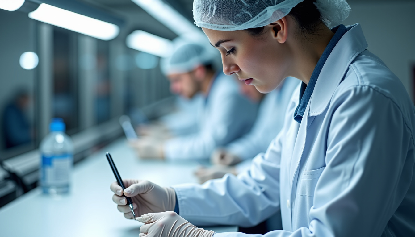 Technicien en train d