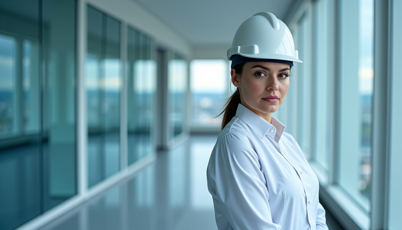 Technicien en train d