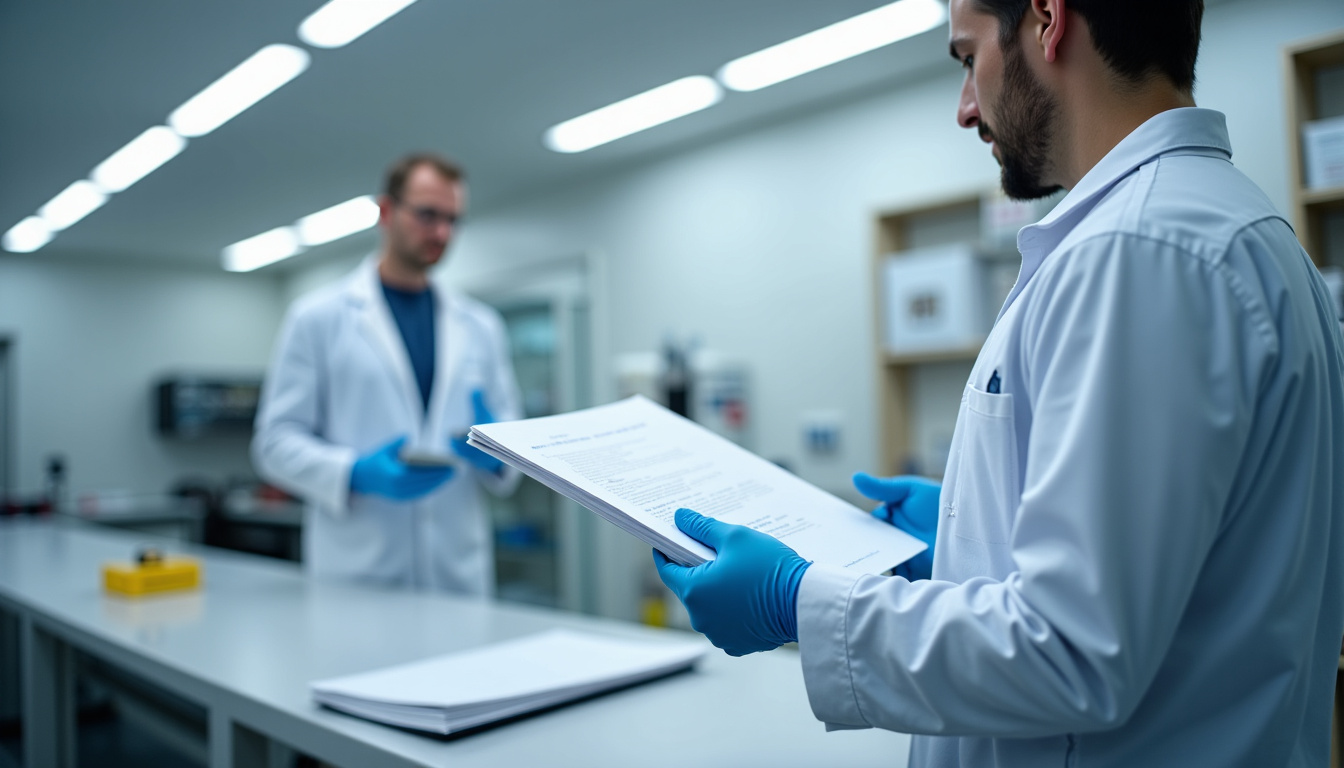 Technicien en train d