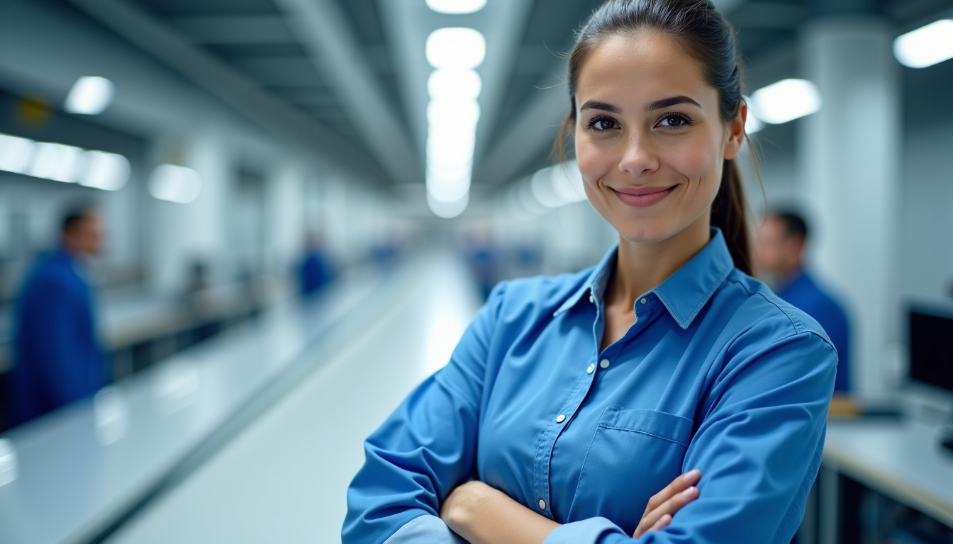 Technicien en train d