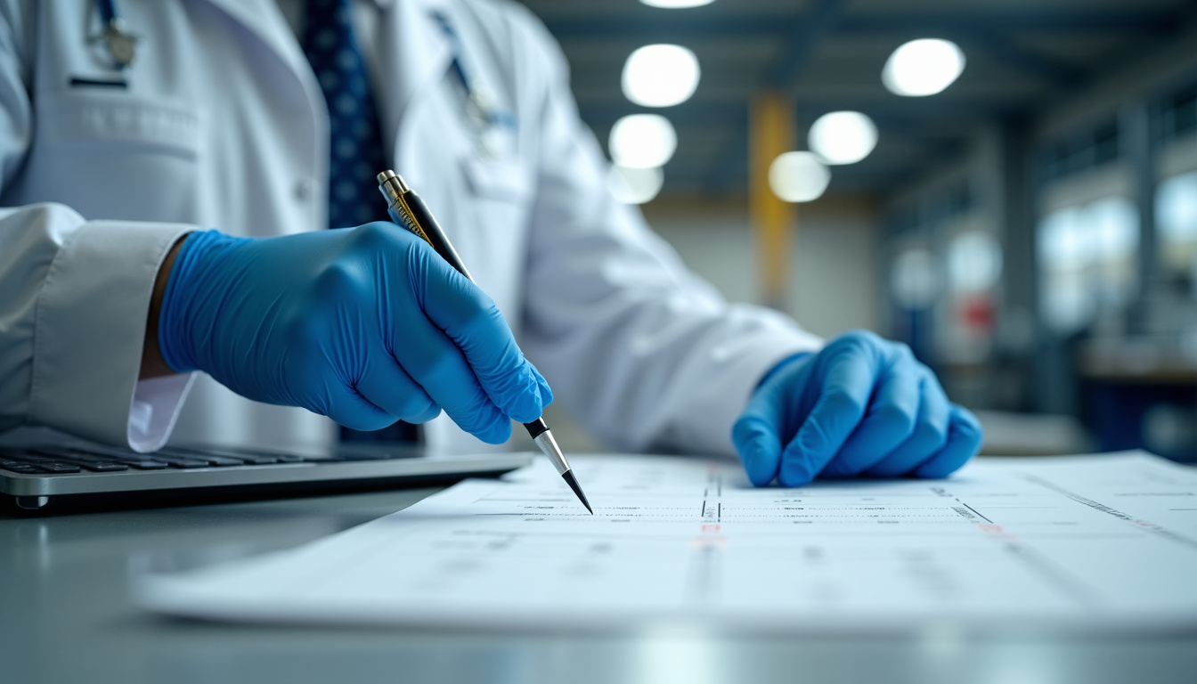 Technicien en train d