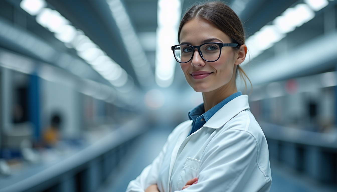 Technicien en train d