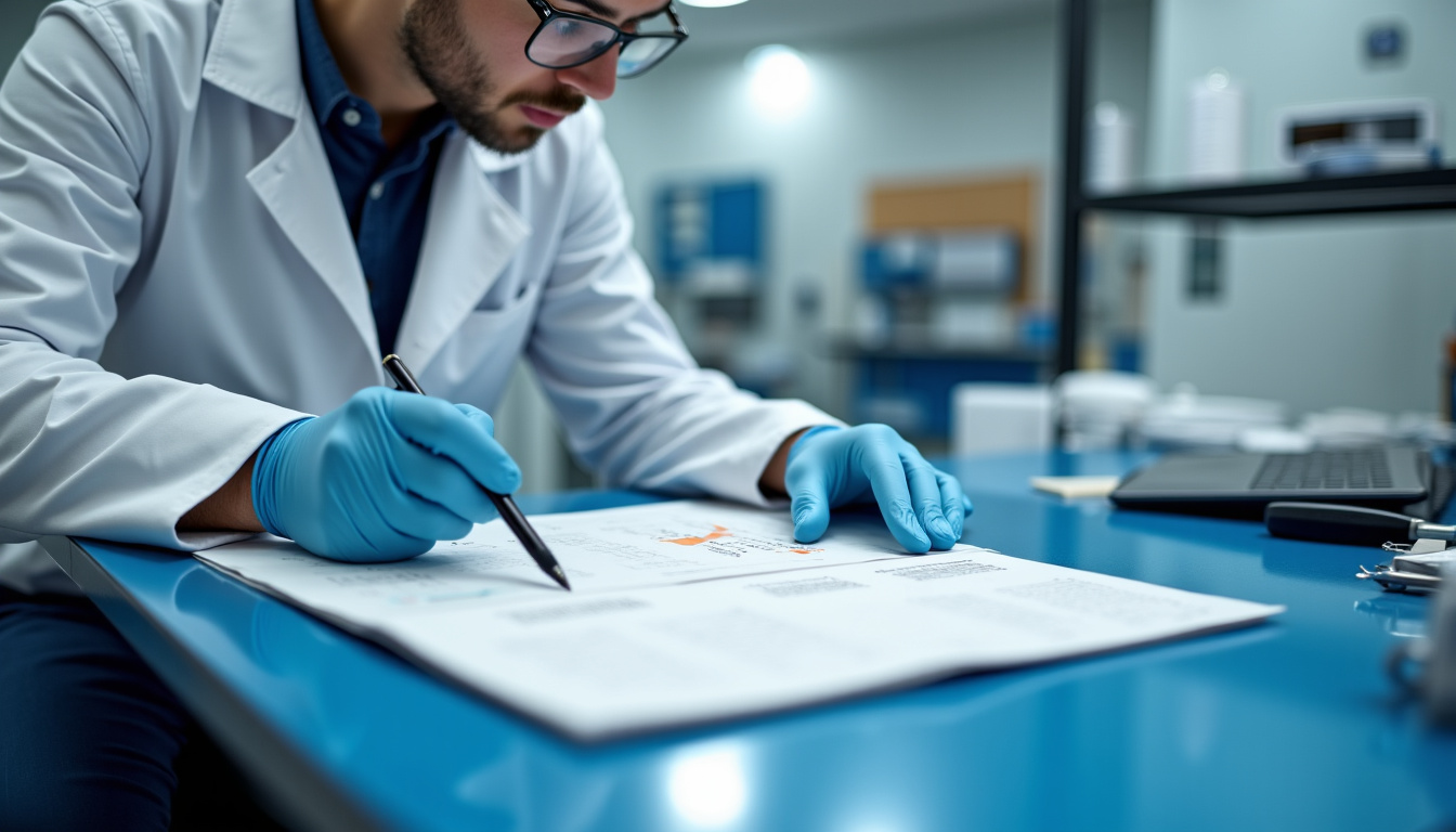 Technicien en train d