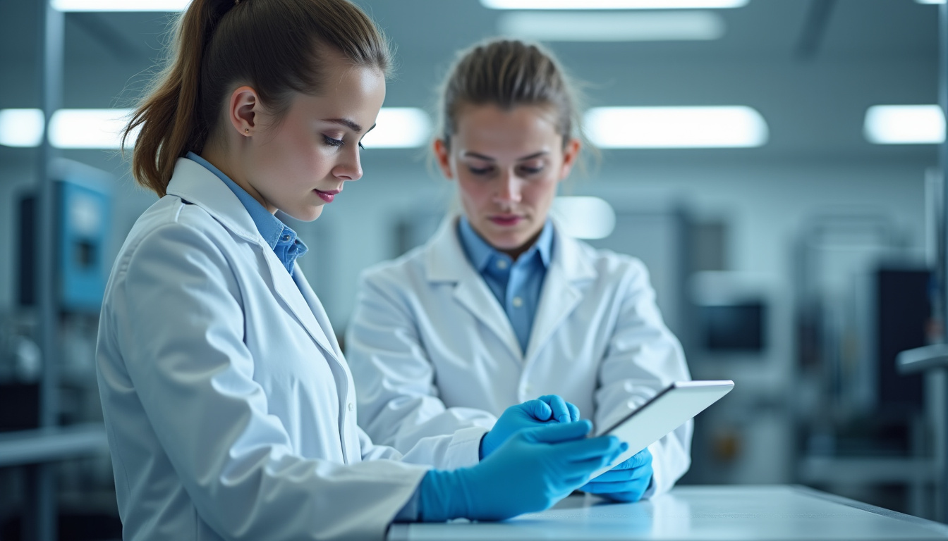 Technicien en train d