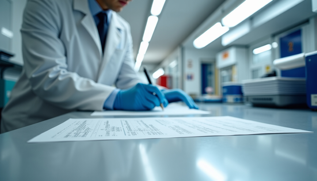 Technicien en train d