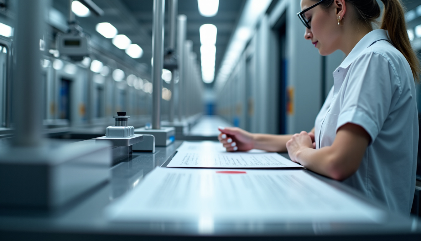 Technicien en train d