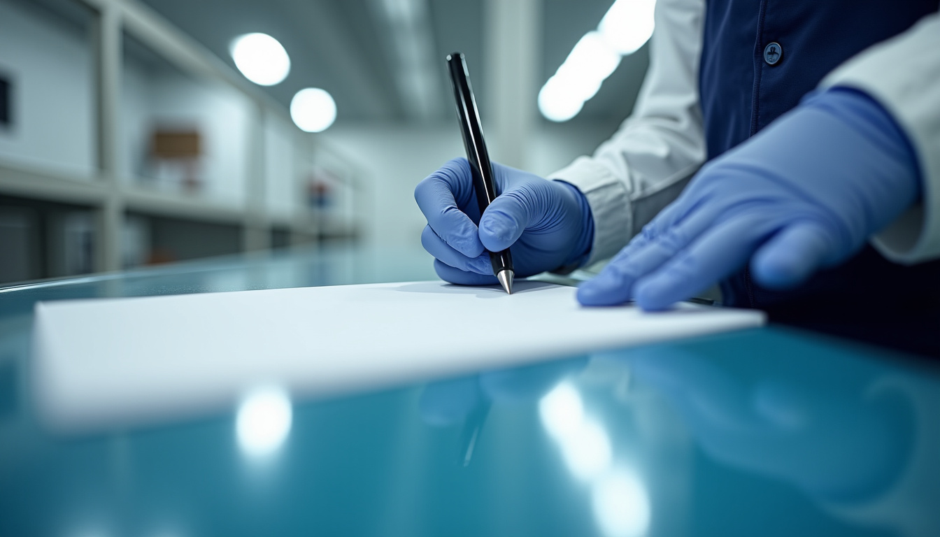 Technicien en train d