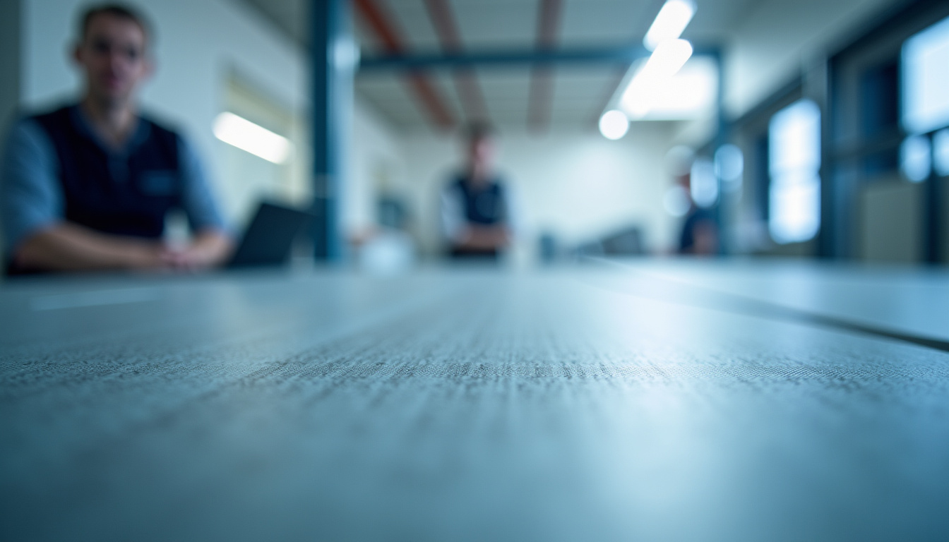 Technicien en train d