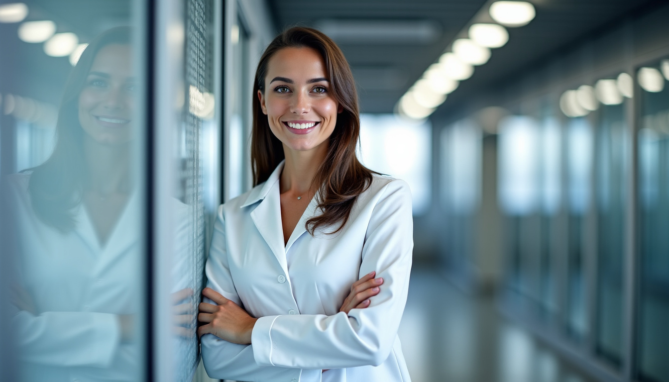 Technicien en train d