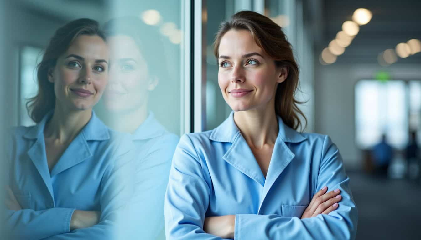 Technicien en train d