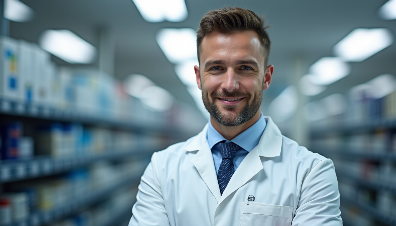 Technicien en train d