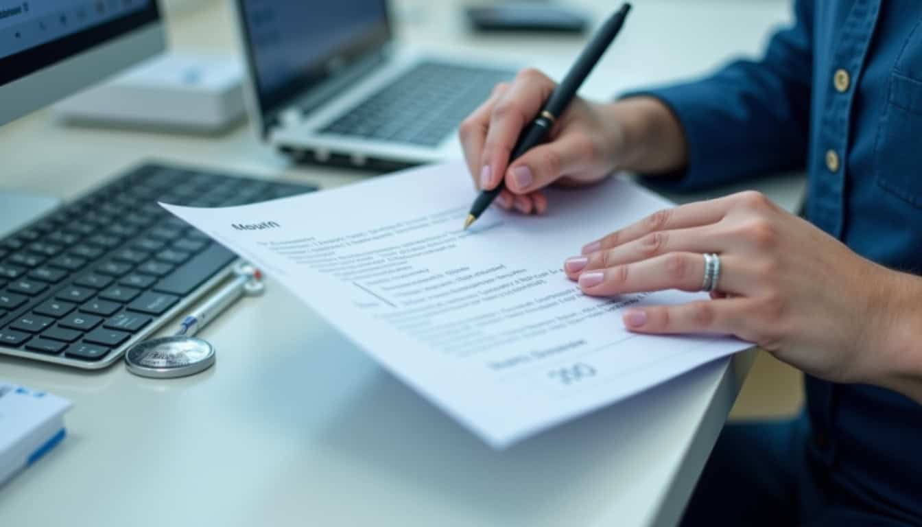 Technicien en train d