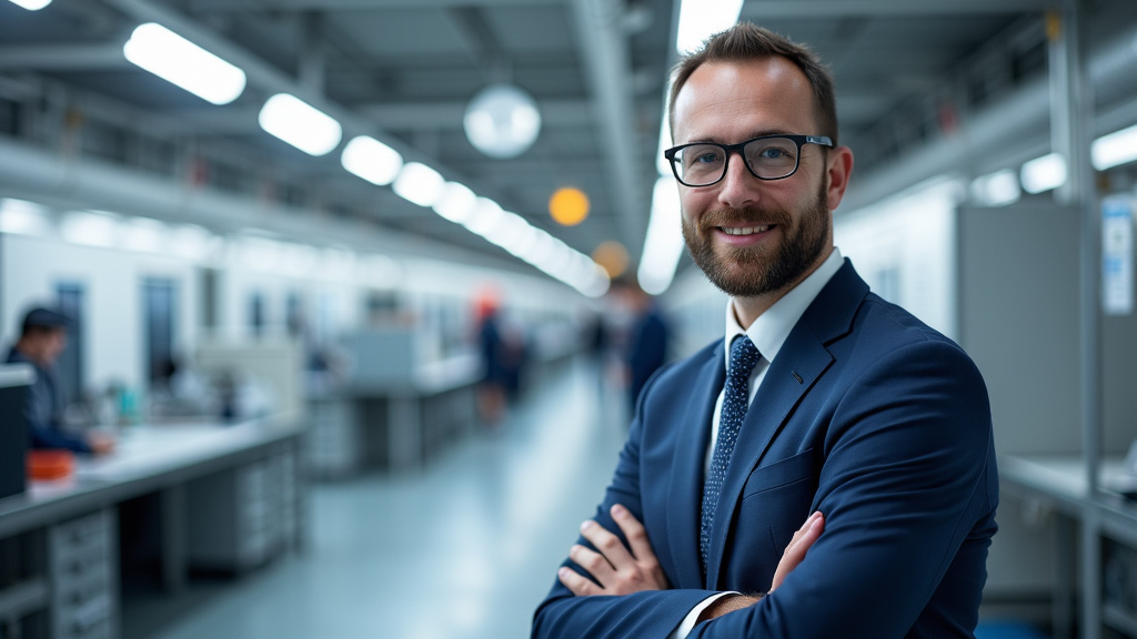 Technicien en train de prendre les mesures pour l