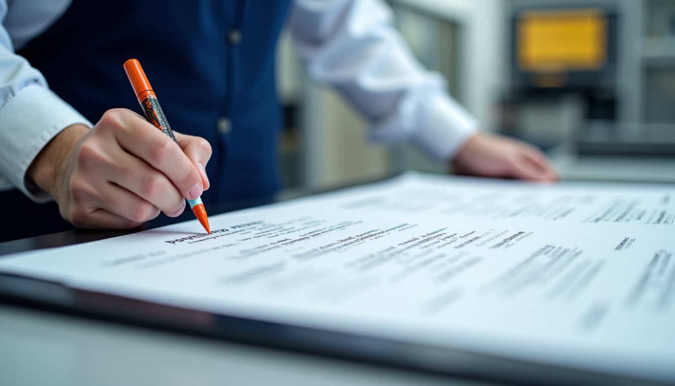 Technicien en train de prendre les mesures précises d