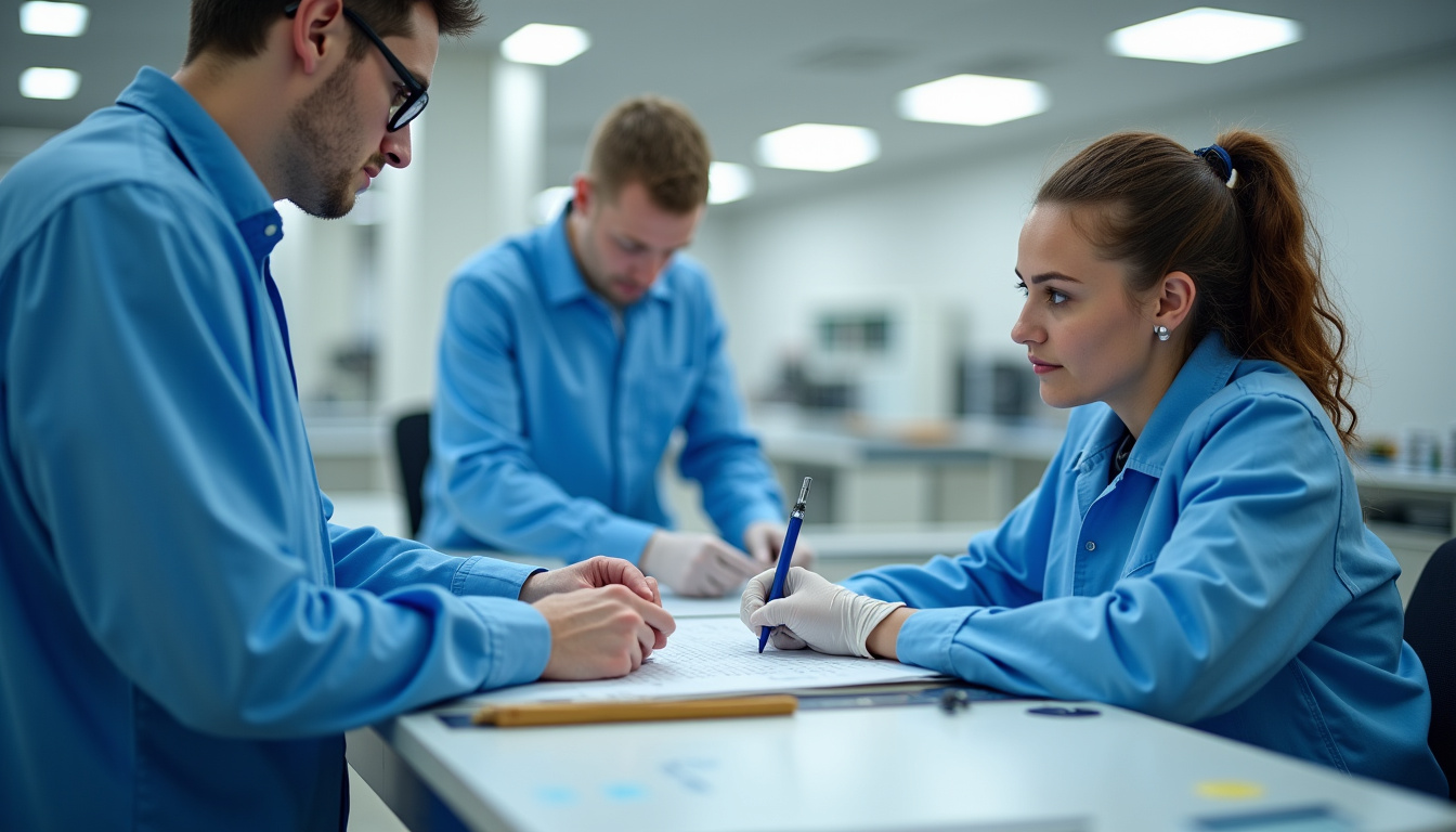 Technicien en train de vérifier la fixation d
