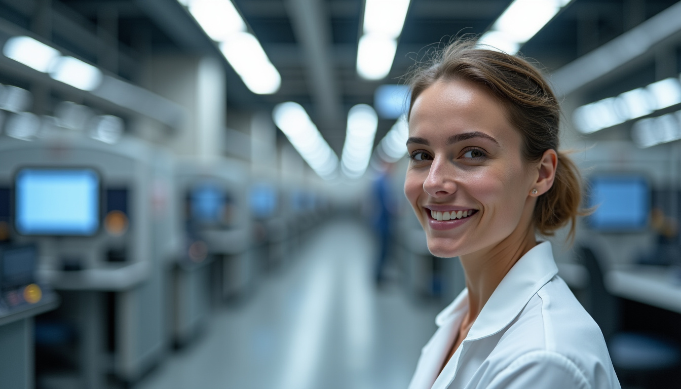 Technicien en train de vérifier le fonctionnement d
