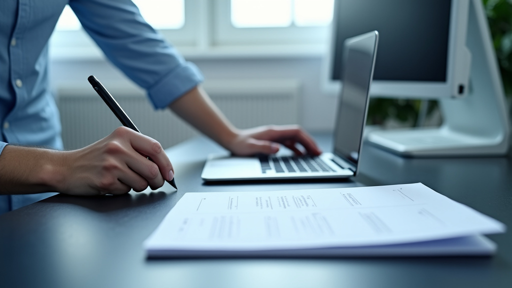 Technicien professionnel en train d