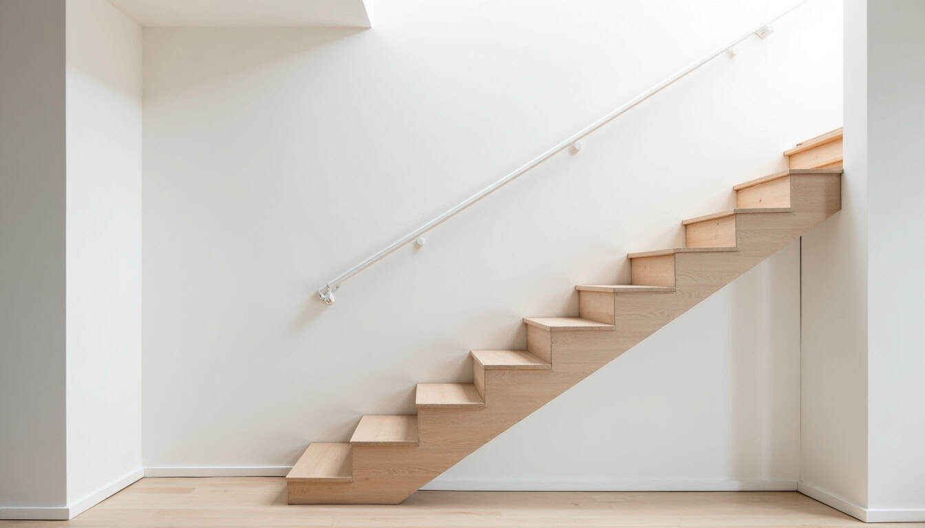 Un monte-escalier tournant récemment installé dans une maison à Senonches