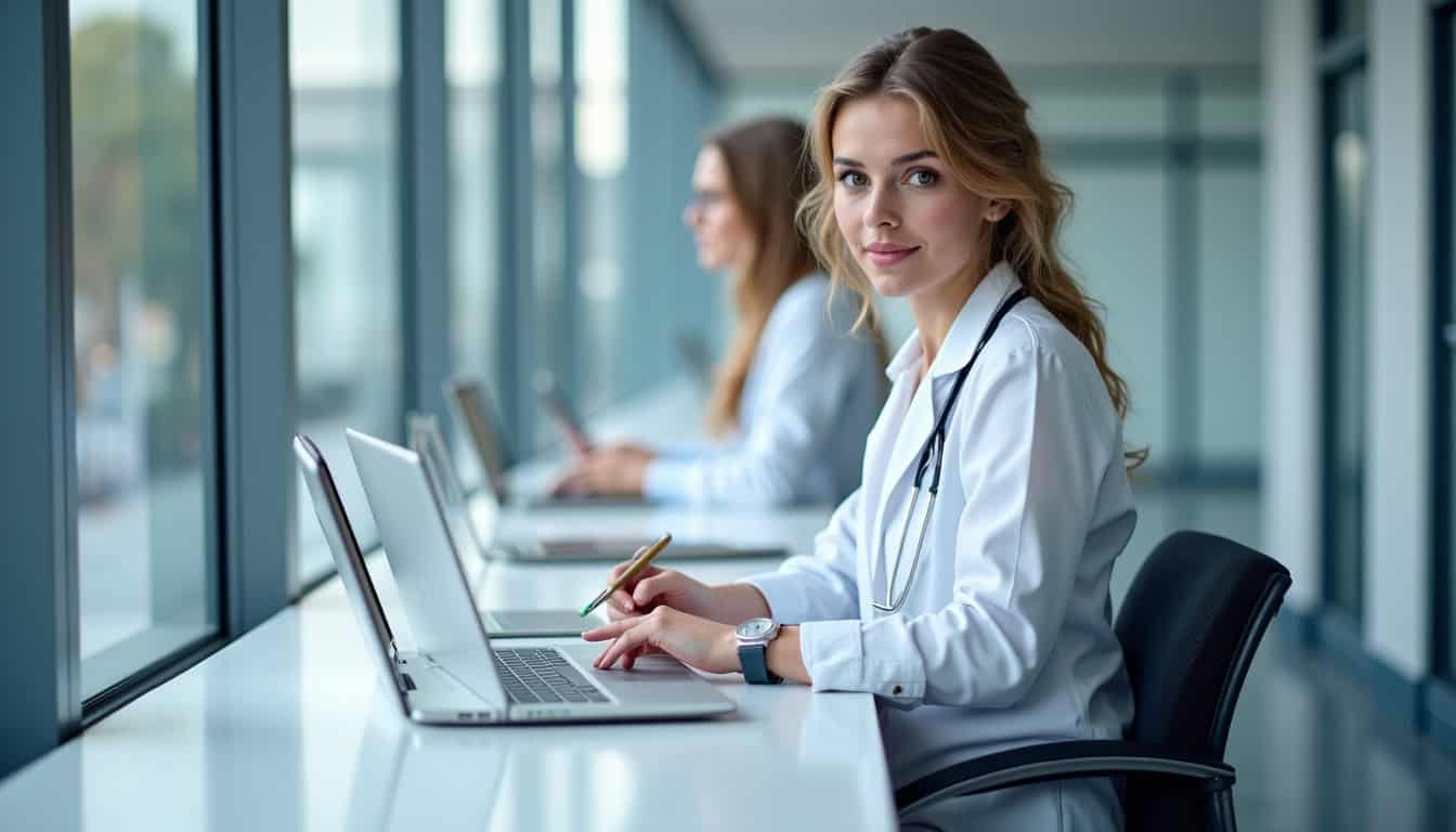 Un technicien en train d