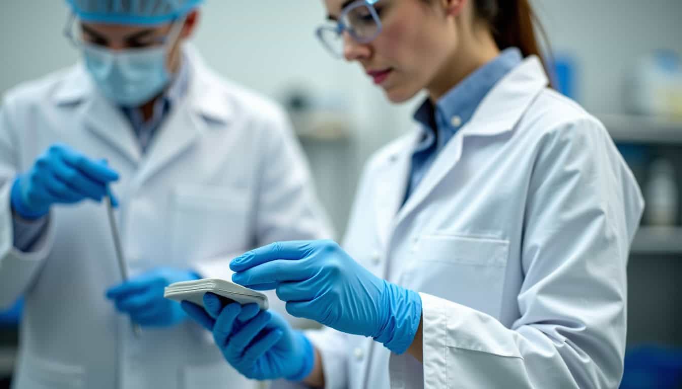 Un technicien en train d