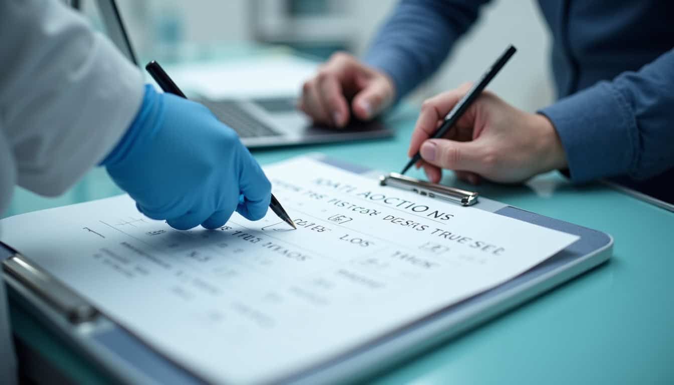 Un technicien en train de finaliser l