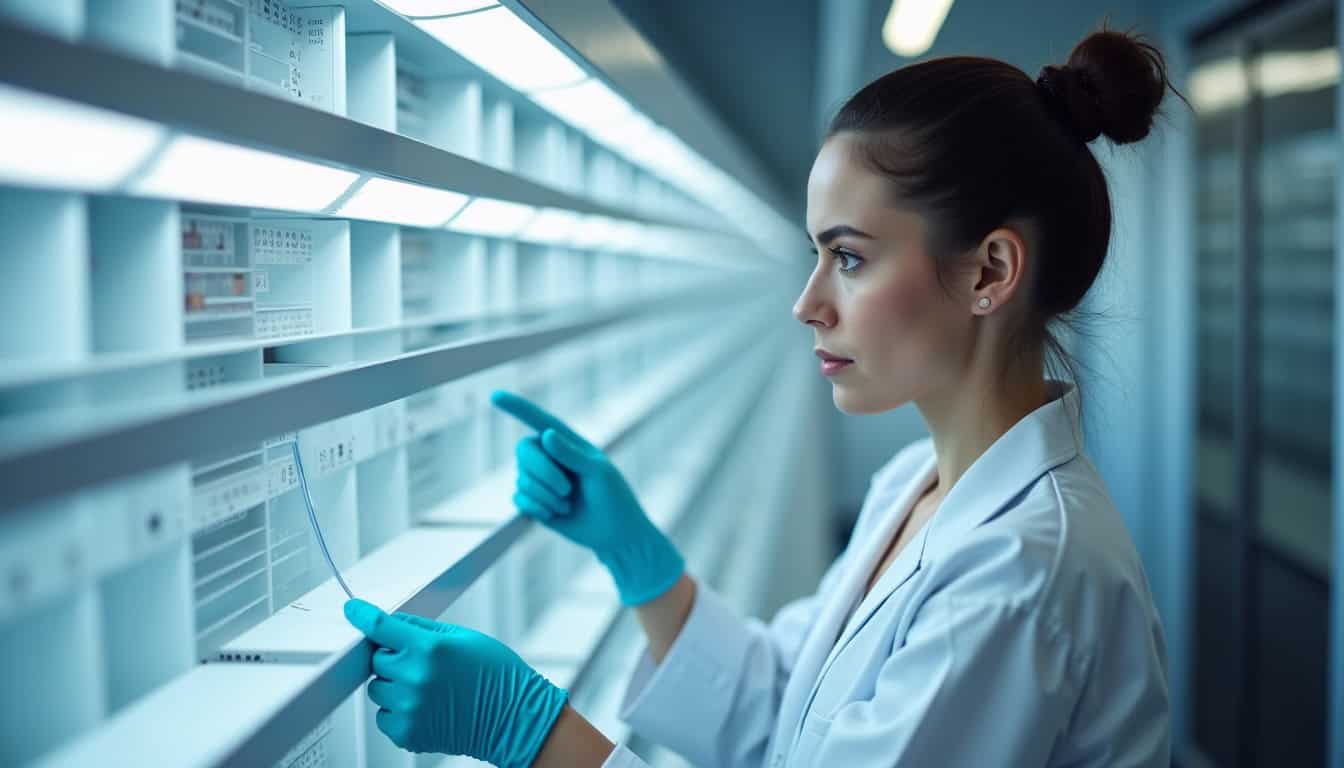 Un technicien procédant à la vérification d