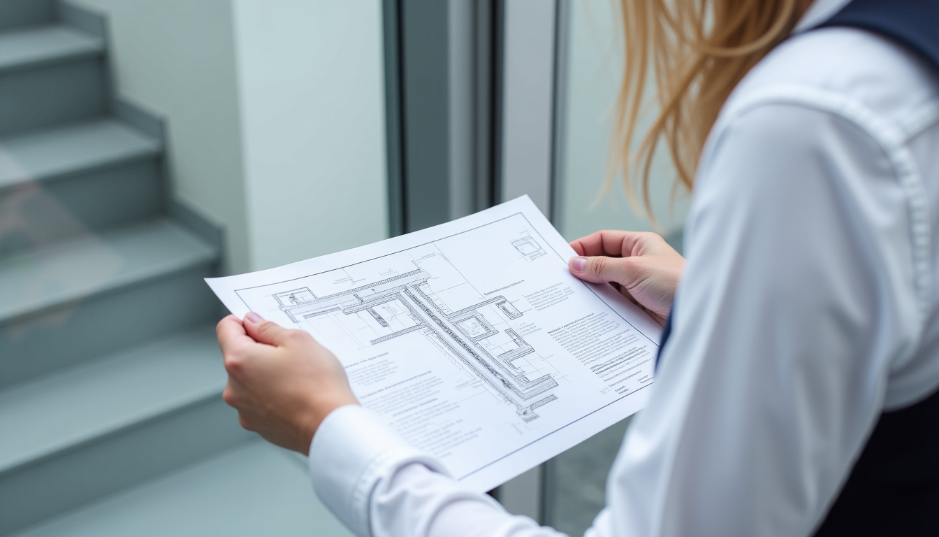 Un technicien remet un devis détaillé pour un monte-escalier à Saint-Céré