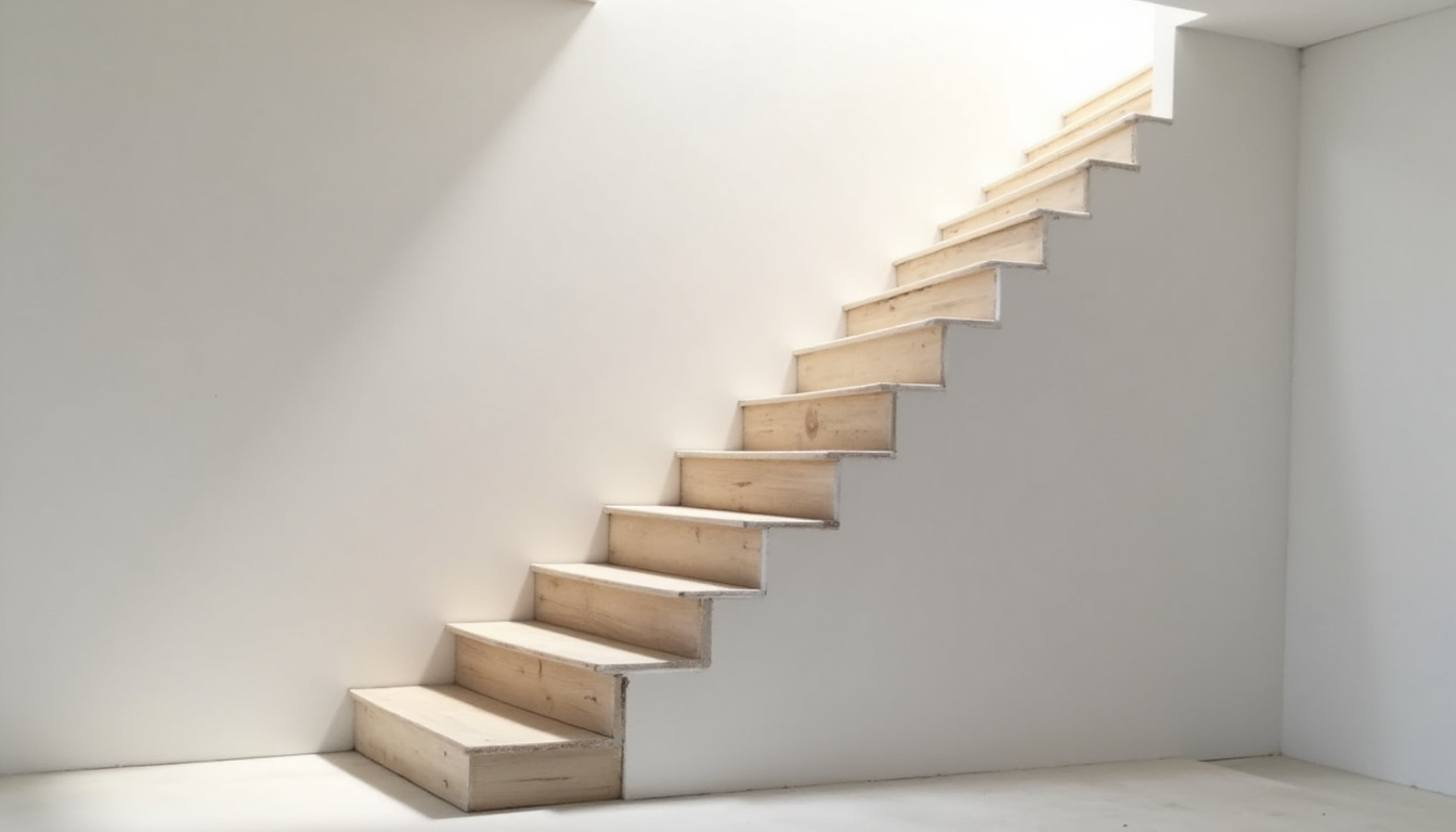 Vue d’ensemble d’un monte-escalier droit installé dans une maison traditionnelle à Morvillars, bien intégré à l’intérieur