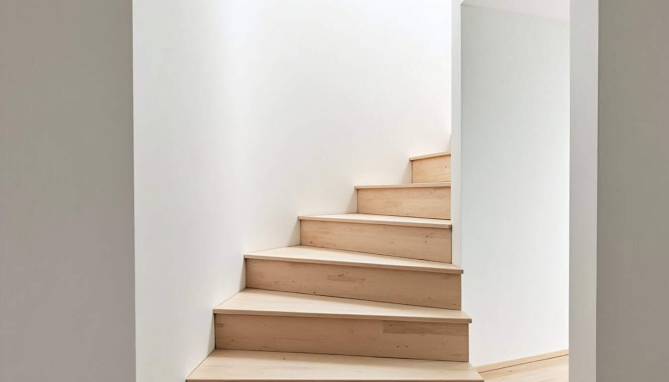 Vue d’ensemble d’un monte-escalier intégré dans une maison traditionnelle à Cellettes