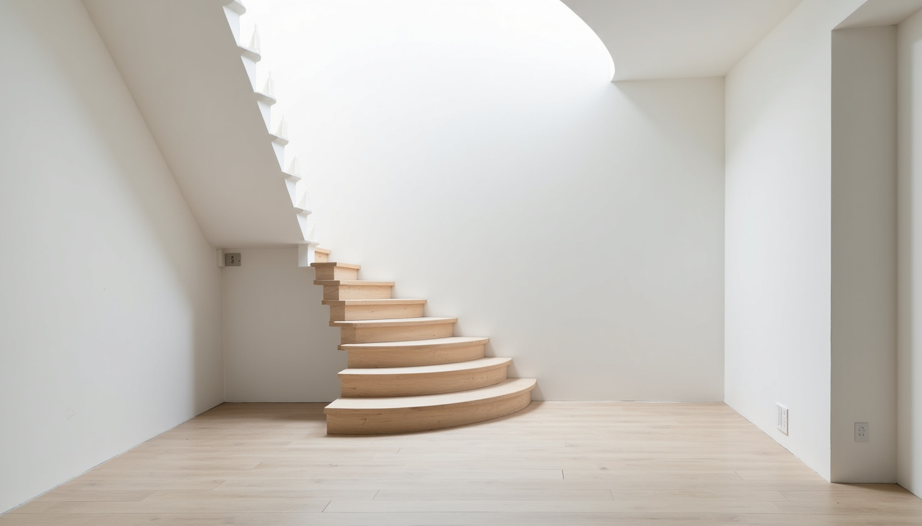 Vue d’ensemble d’une maison à Payns équipée d’un monte-escalier intérieur