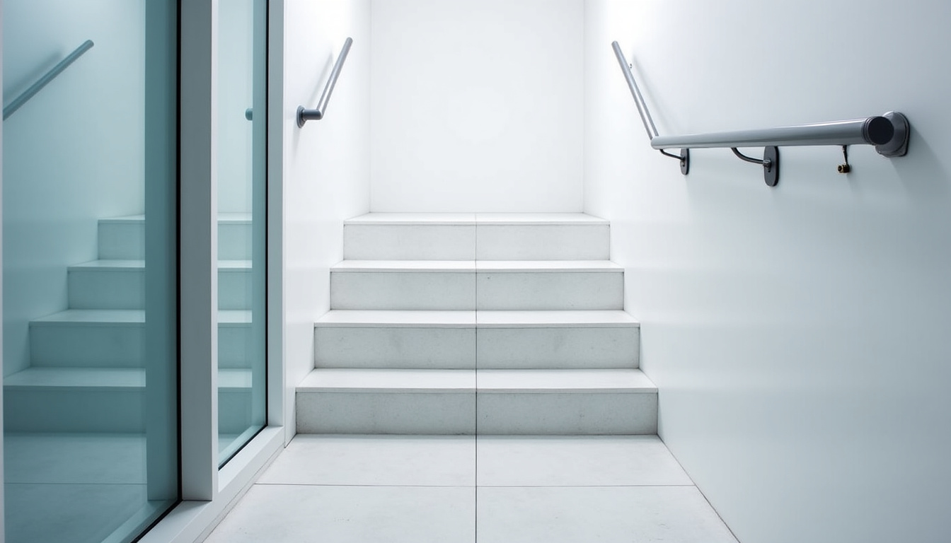 Vue détaillée du fonctionnement d’un monte-escalier à La Couarde-sur-Mer