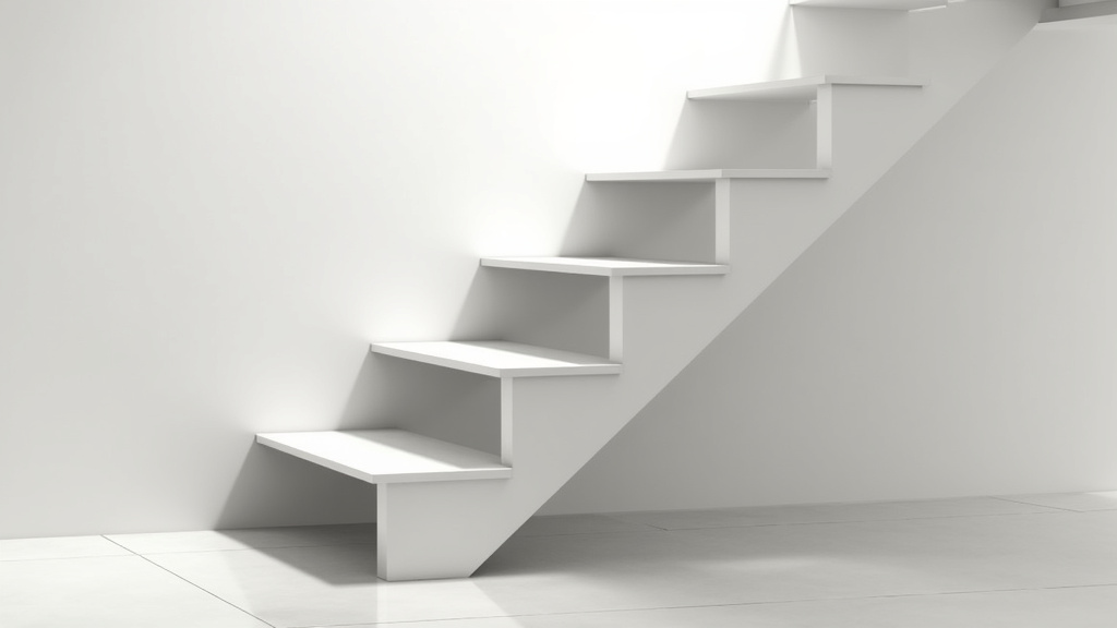 Vue d’un monte-escalier droit installé dans une maison à Thiais