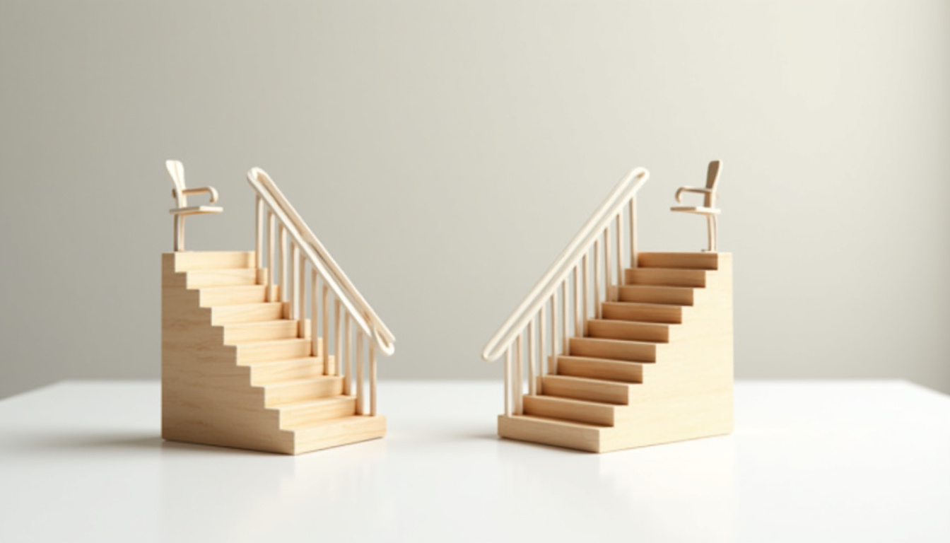 Différents types de monte-escaliers adaptés à des configurations d