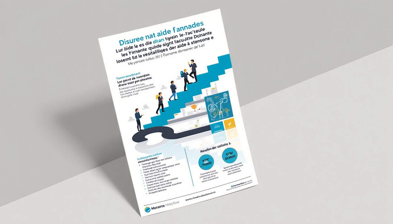 Infographie illustrant les aides financières disponibles pour l’installation d’un monte-escalier à Locmaria-Plouzané