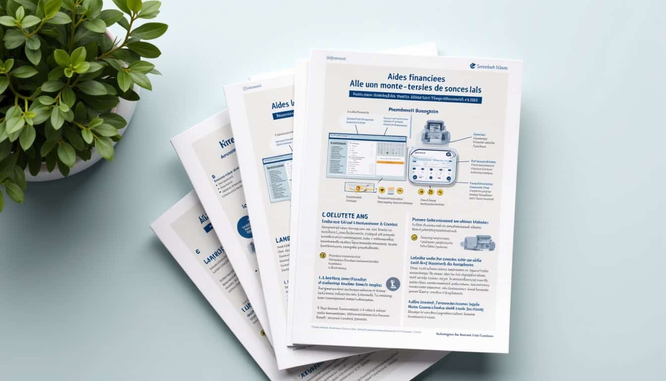 Infographie illustrant les aides financières pour l’installation d’un monte-escalier à Goncelin en 2026