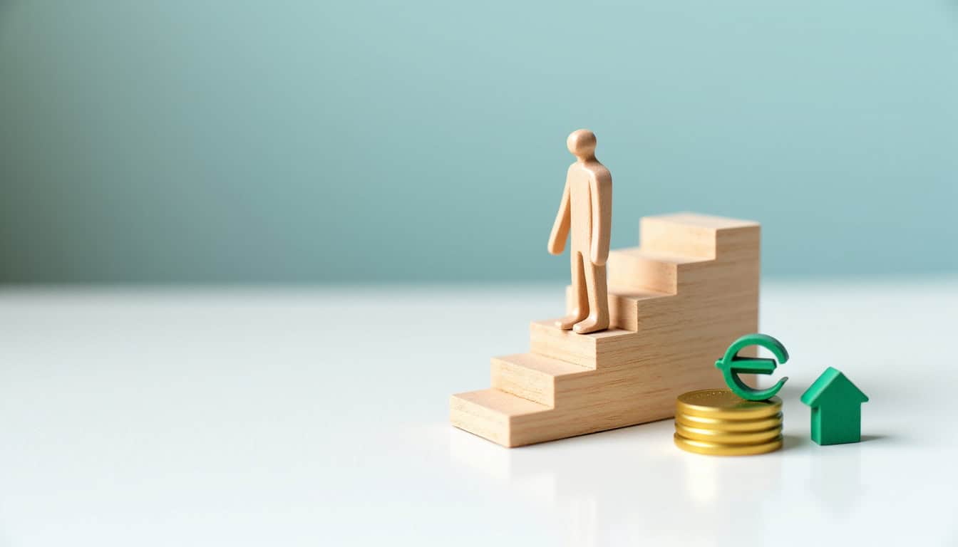 Infographie illustrant les aides financières pour un monte-escalier à Crozet en 2026