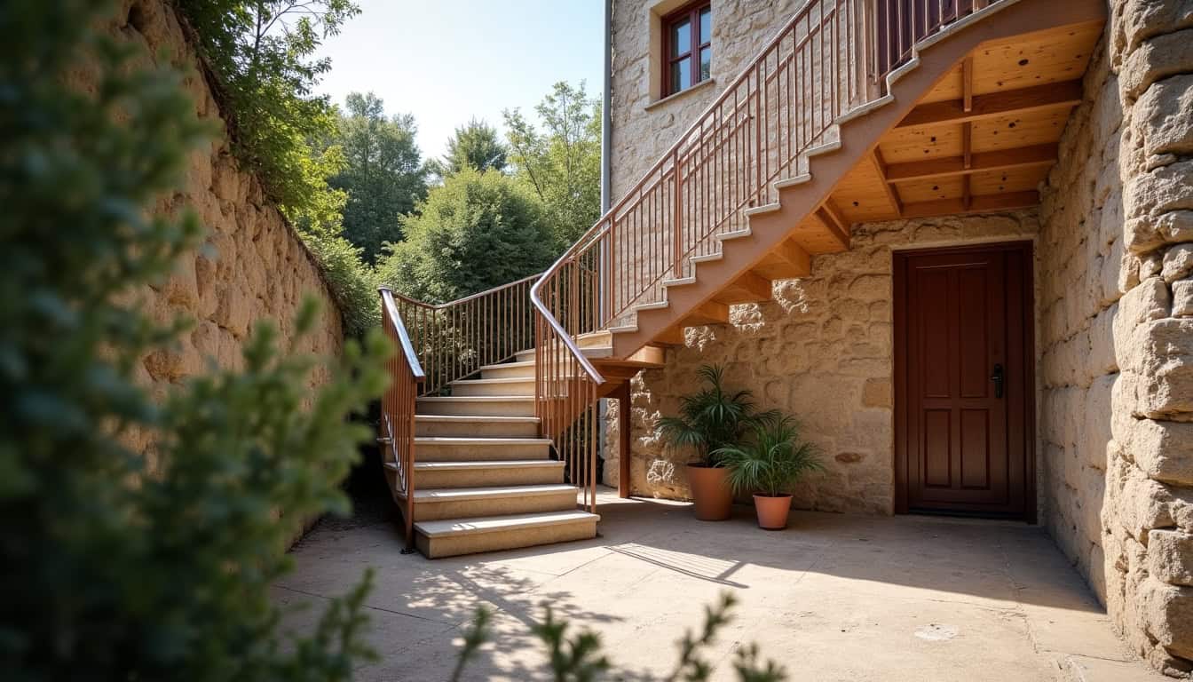 Installation d’un monte-escalier courbe dans une maison ancienne à Vigeois