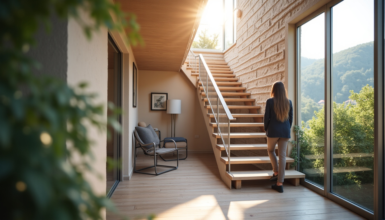 Installation d’un monte-escalier dans une maison à Ayse, en Haute-Savoie