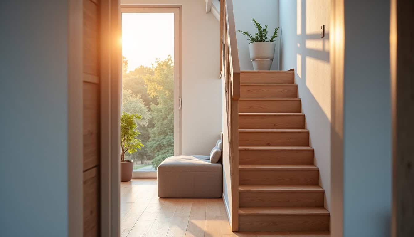 Installation d’un monte-escalier dans une maison à Ligré