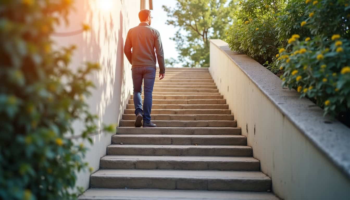 Installation d’un monte-escalier sur un escalier droit à Bondoufle