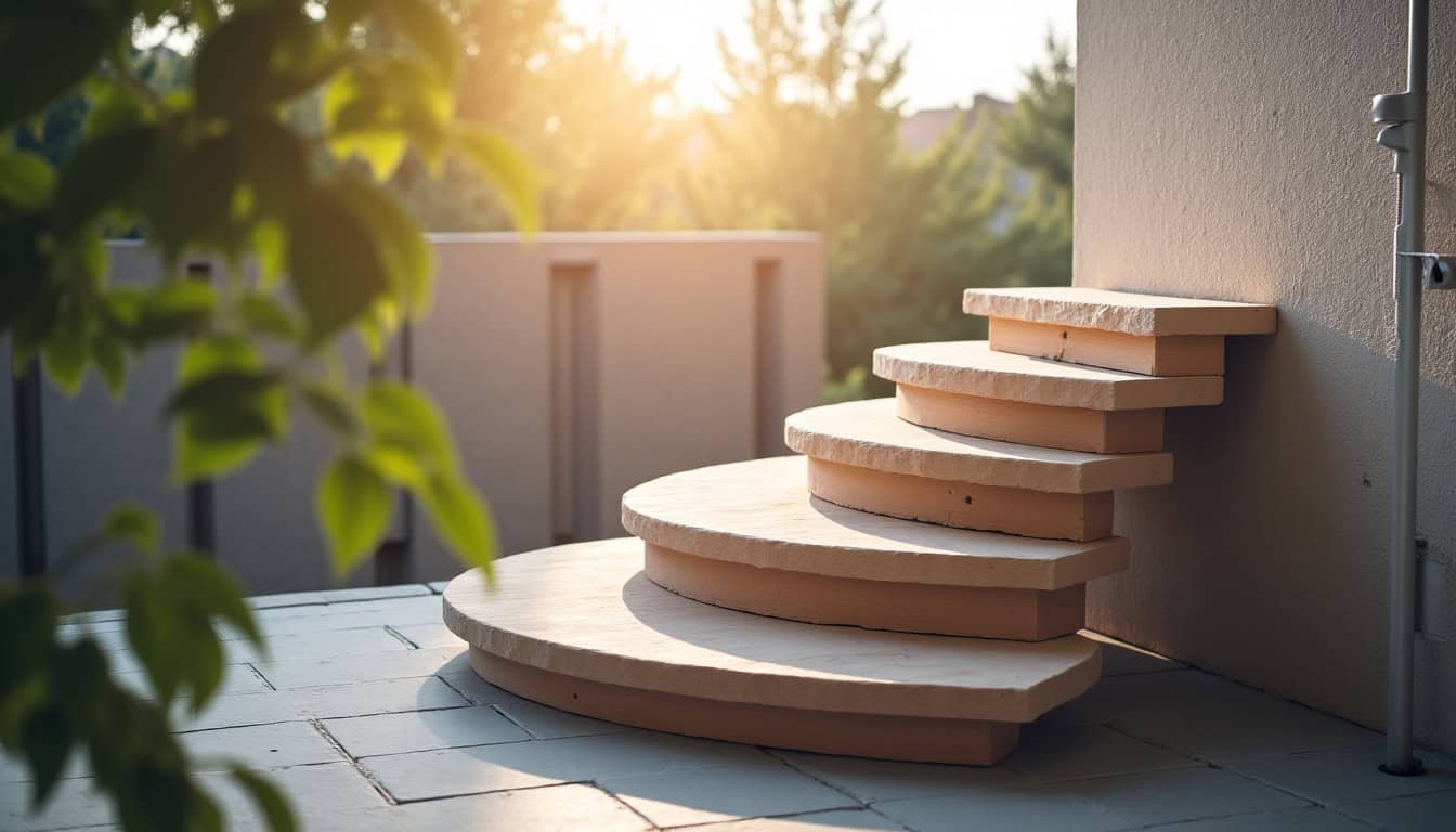 Installation d’un monte-escalier tournant dans une maison à Curis-au-Mont-d