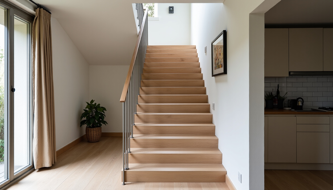 Installation d’un monte-escalier tournant dans une maison à La Celle-sur-Morin avec escalier en colimaçon