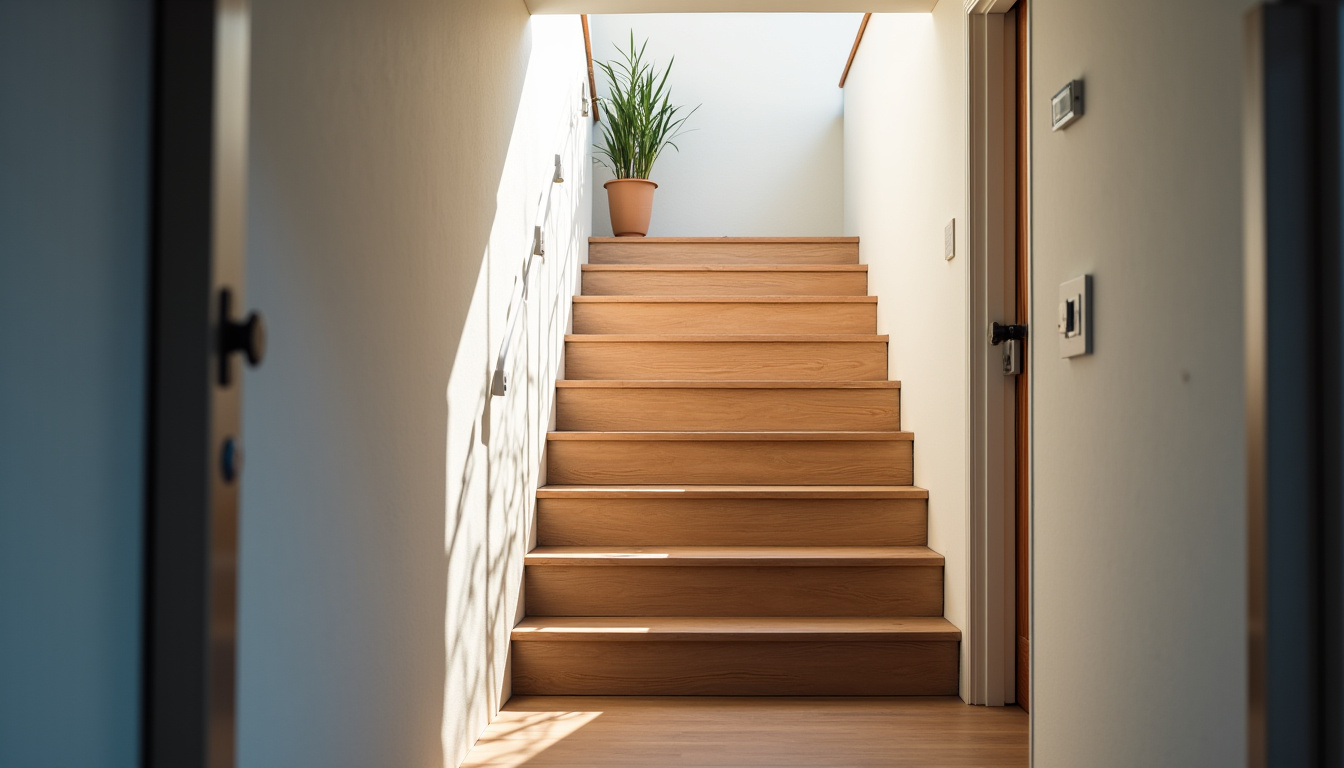 Monte-escalier droit installé dans une maison à Chemaudin et Vaux