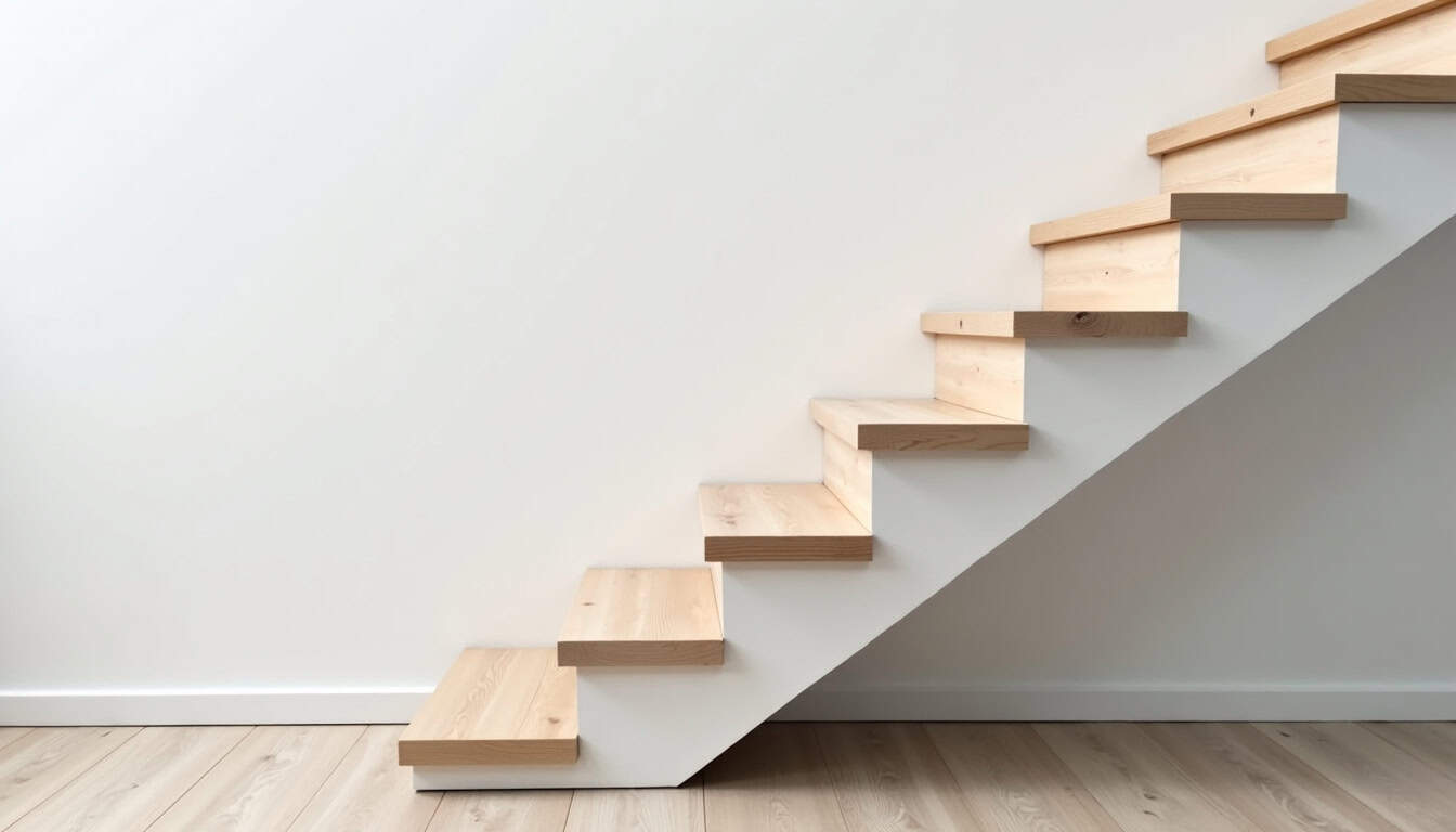 Monte-escalier droit installé dans une maison à Saint-Louis