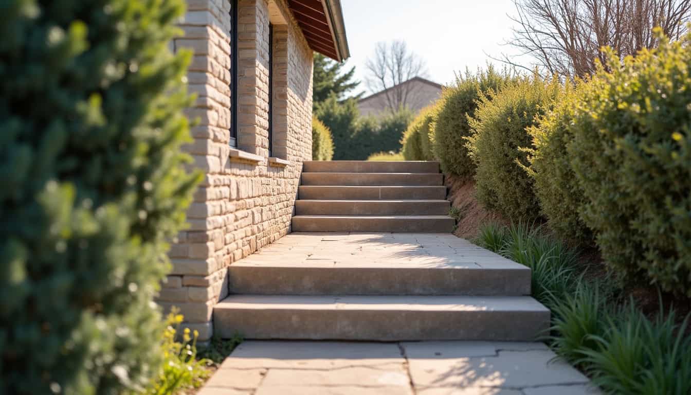 Monte-escalier droit installé dans une maison à Sylvains-Lès-Moulins