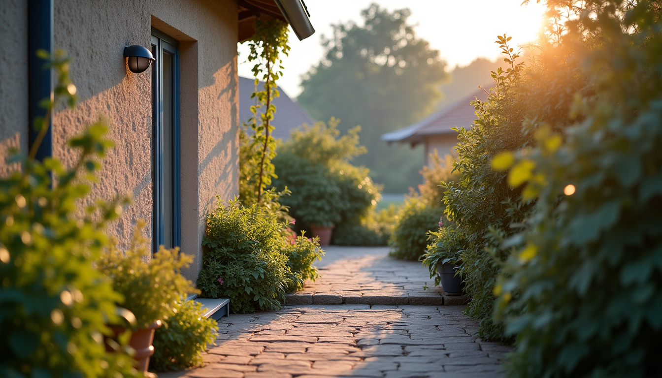 Monte-escalier droit installé dans une maison traditionnelle à Condé-sur-l’Escaut