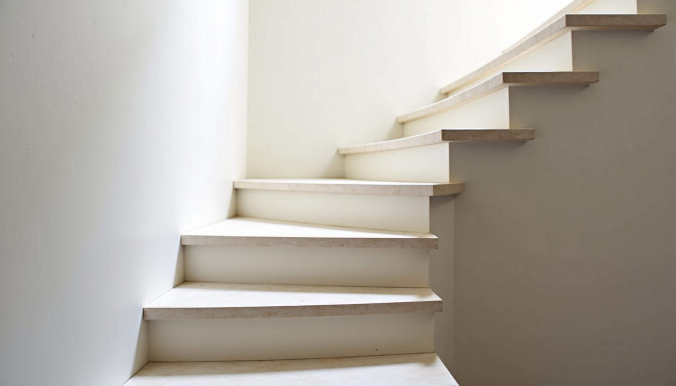 Monte-escalier droit installé dans une maison traditionnelle à Goncelin, sur un escalier sans virage