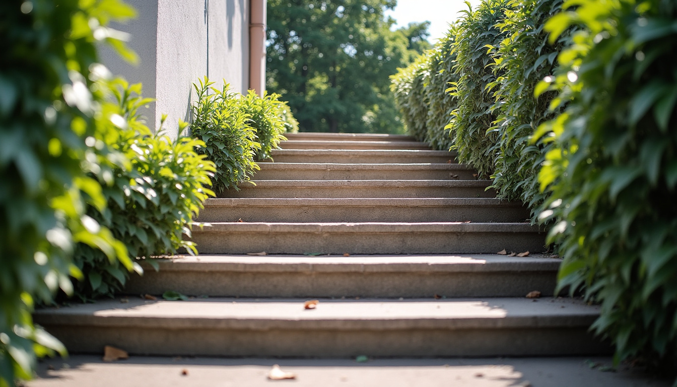 Monte-escalier droit installé sur un escalier rectiligne dans une habitation à Enval