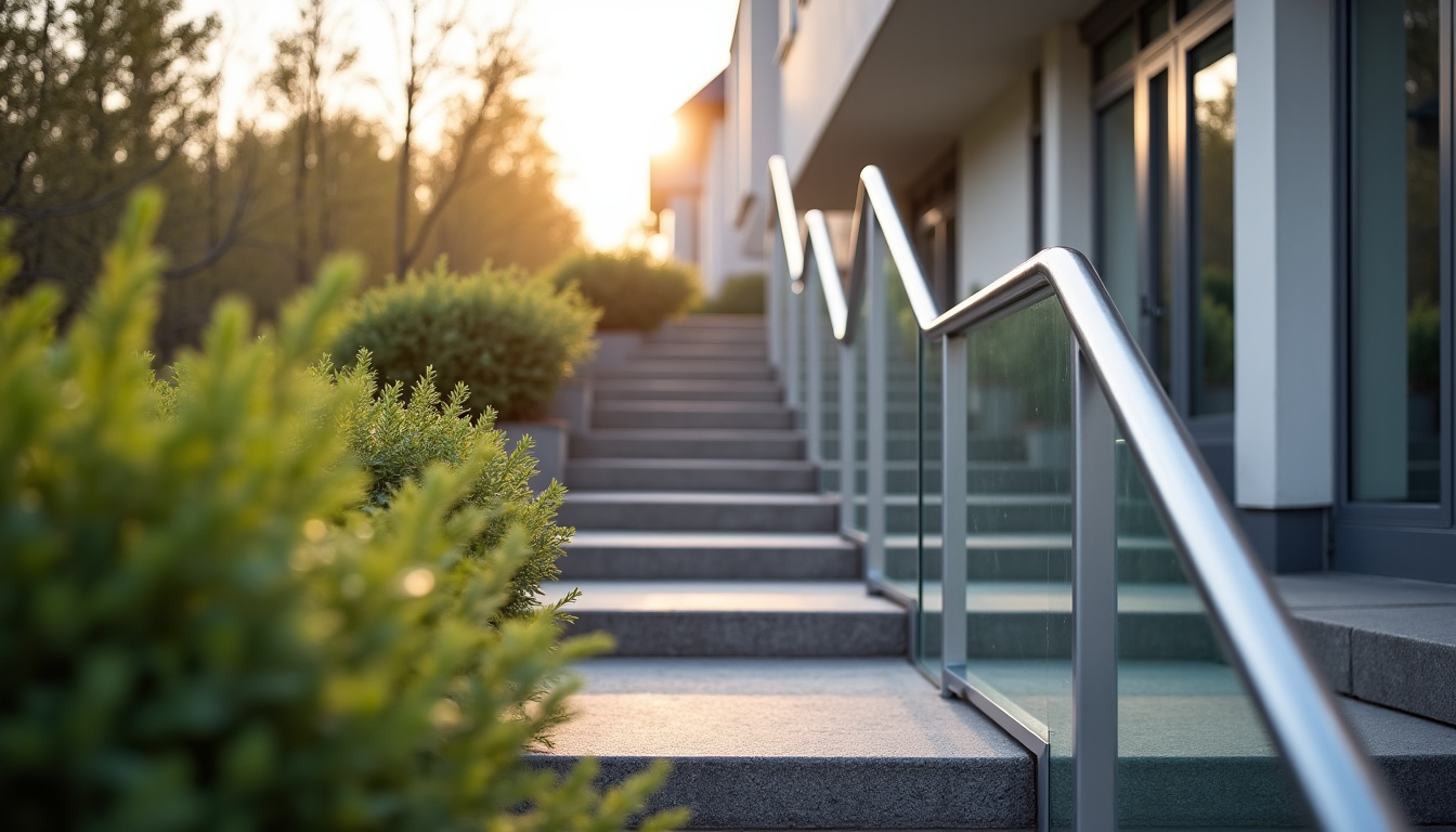 Monte-escalier extérieur installé à l