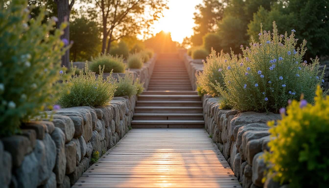 Monte-escalier extérieur installé à Otterswiller en milieu rural